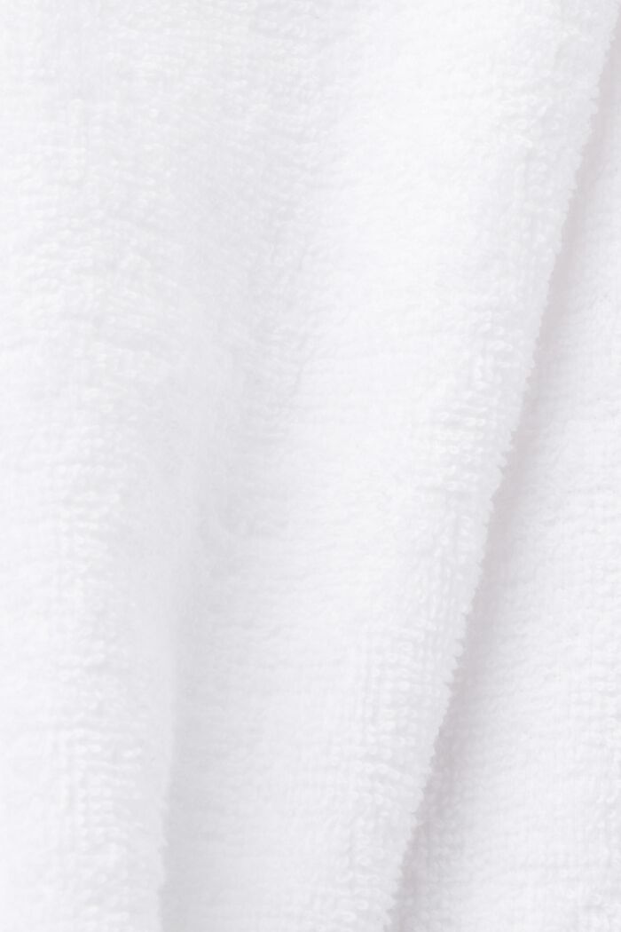 Uniseks badjas, 100% katoen, WHITE, detail image number 5