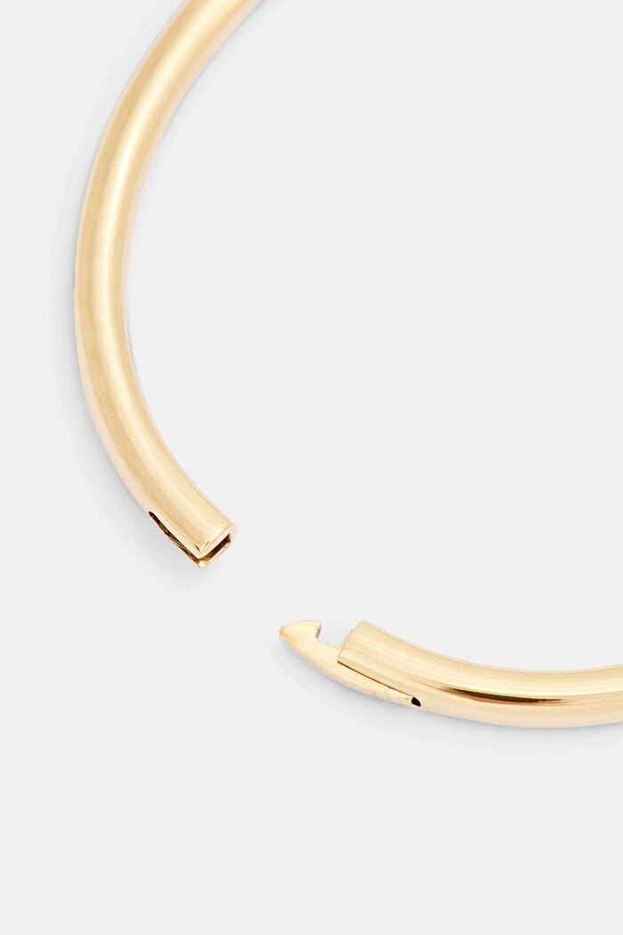 Armband met clipsluiting, van edelstaal, GOLD, detail image number 1