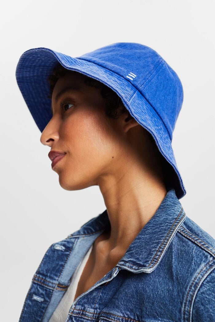 Twill bucket hat, BRIGHT BLUE, detail image number 2