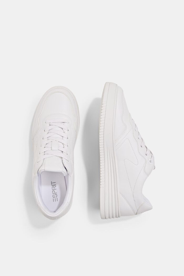Sneakers met plateauzool, WHITE, detail image number 1