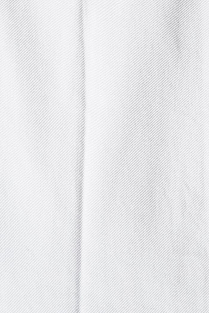 Broek met uitlopende pijpen en opgestikte zakken, WHITE, detail image number 4