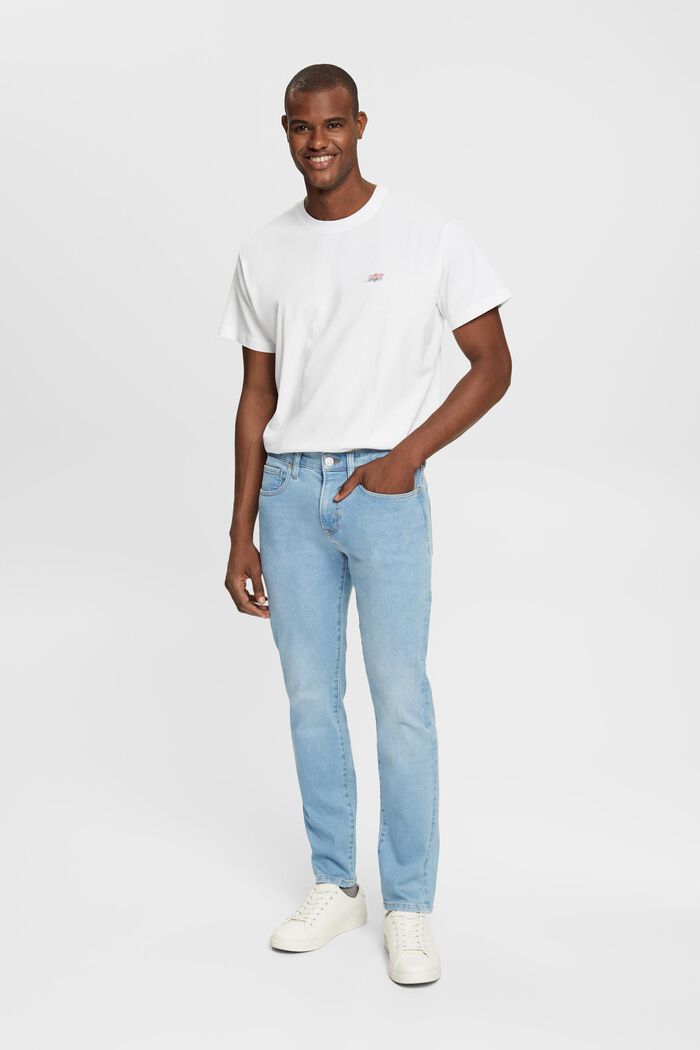 Slim fit-jeans, BLUE LIGHT WASHED, detail image number 2