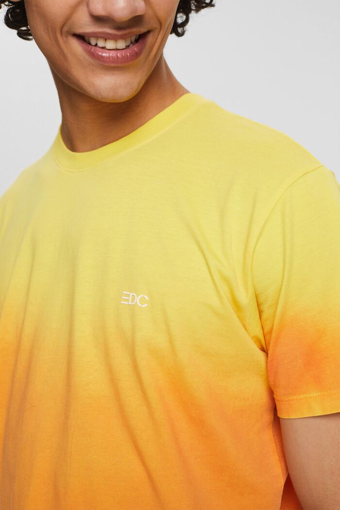 T-shirt met kleurverloop, YELLOW, detail image number 1