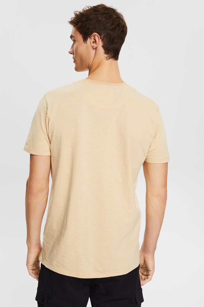 Jersey T-shirt met streepmotief, SAND, detail image number 3