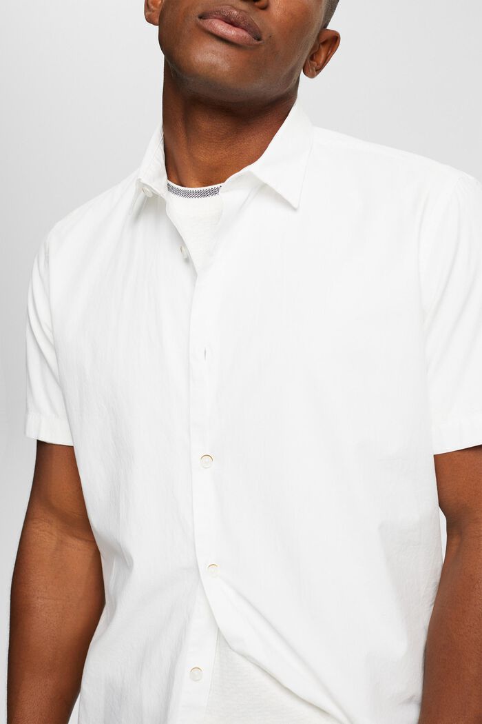 Overhemd met korte mouwen, OFF WHITE, detail image number 3