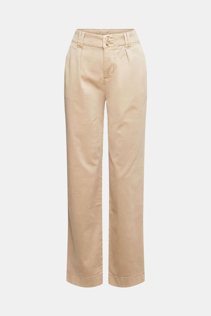 High rise-chino, TENCEL™, SAND, detail image number 6