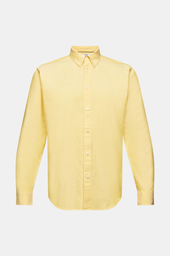 Katoenen Oxford overhemd, YELLOW, detail image number 7