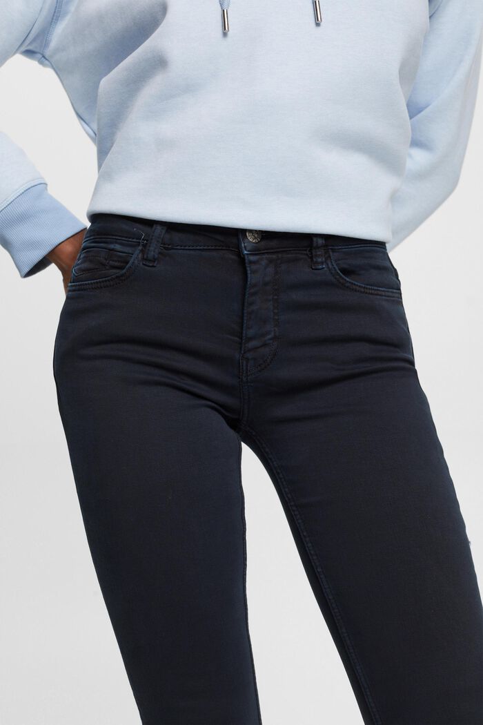 Mid rise skinny jeans, NAVY, detail image number 2