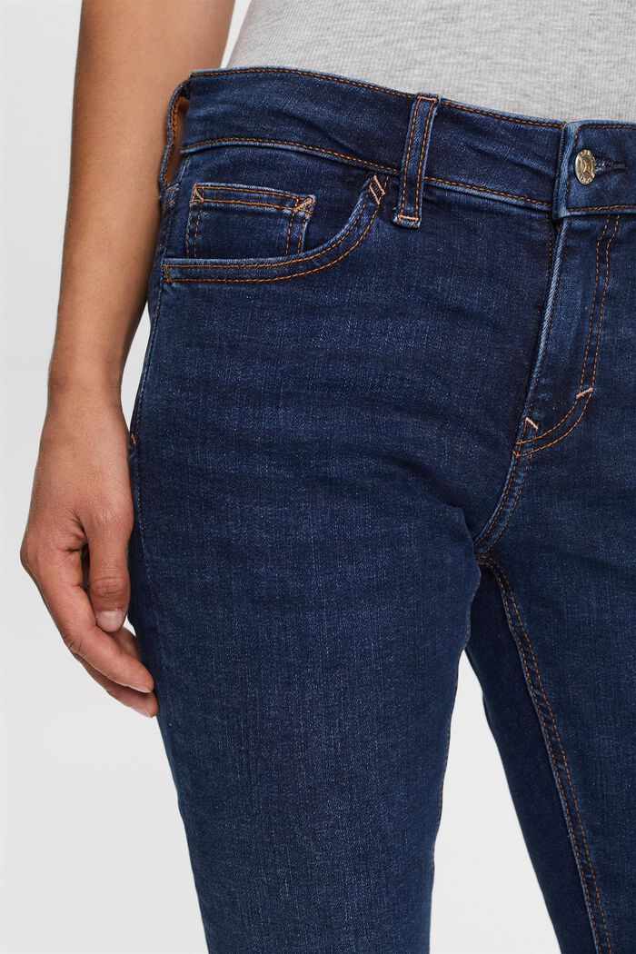 Skinny jeans met middelhoge taille, BLUE LIGHT WASHED, detail image number 2