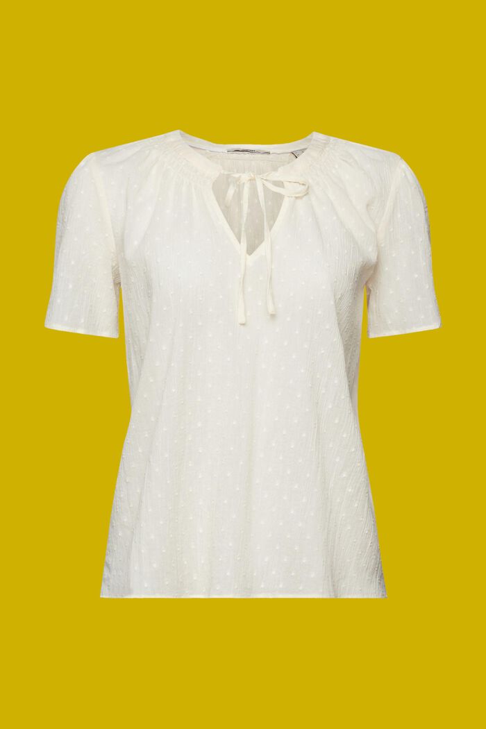 Plumetis blouse, 100% katoen, ICE, detail image number 6