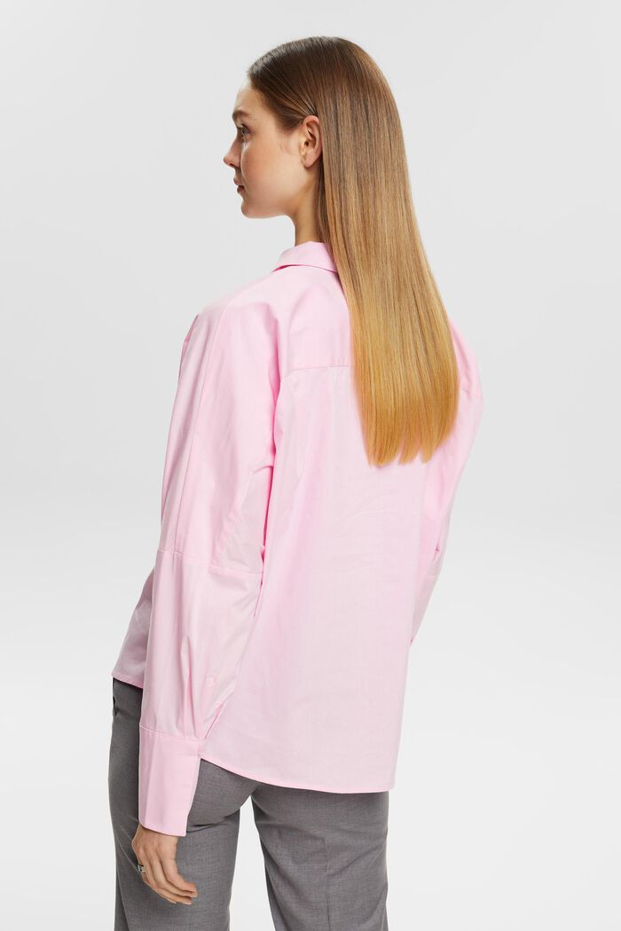 Popeline blouse, LIGHT PINK, detail image number 3