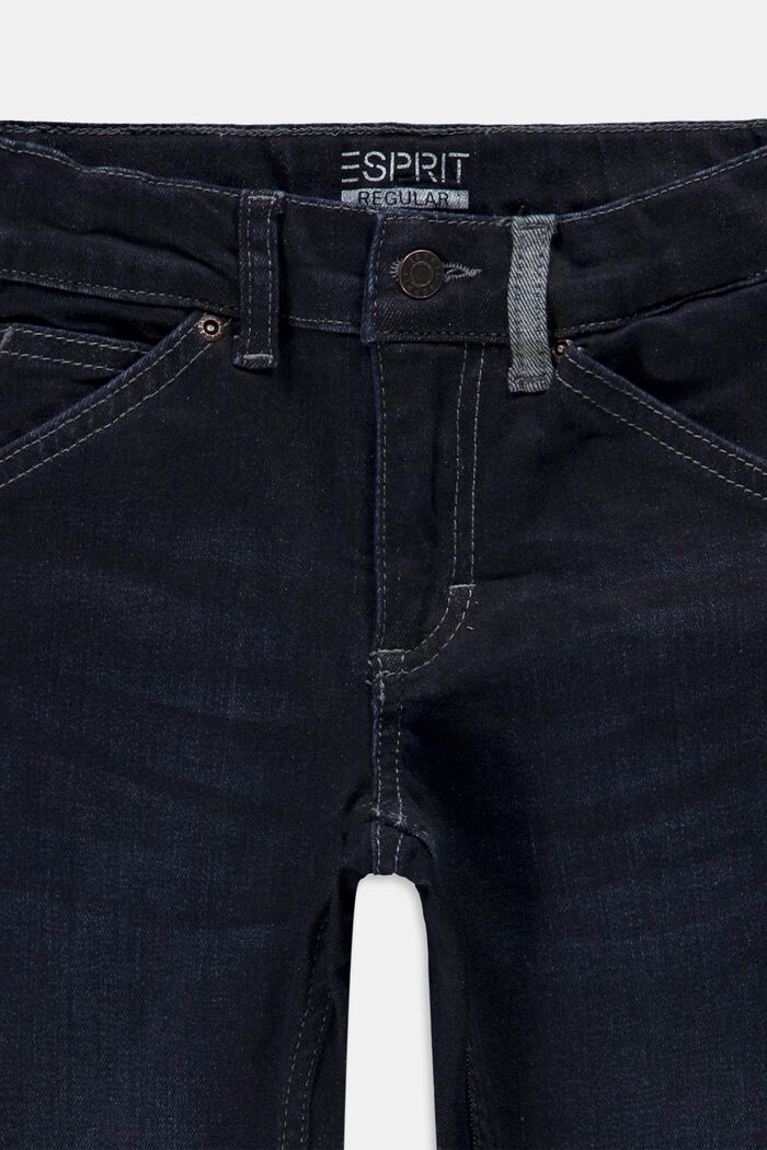 Jeans met verstelbare tailleband, BLUE RINSE, detail image number 2