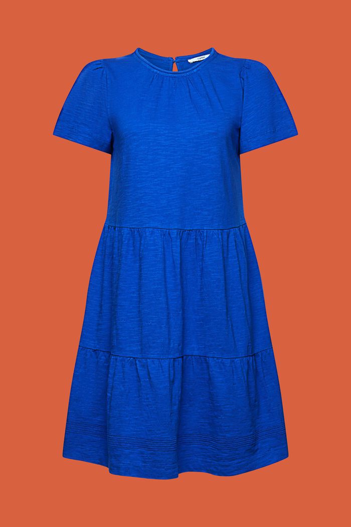 Korte jersey jurk, 100% katoen, INK, detail image number 6