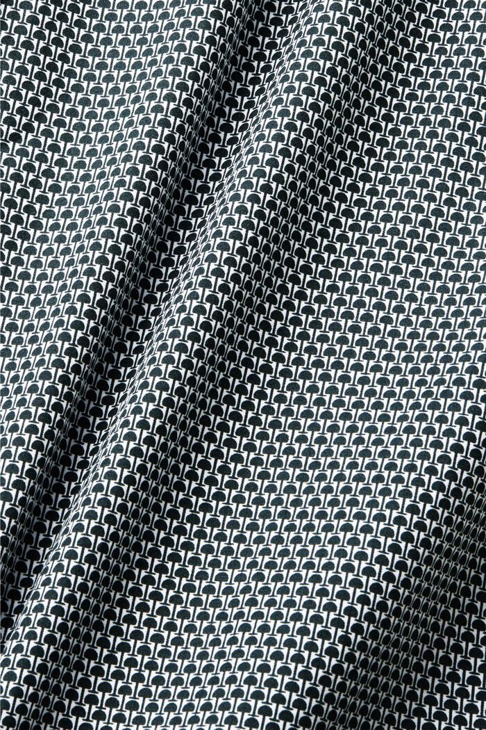 Slim fit-overhemd met patroon all-over, DARK TEAL GREEN, detail image number 5