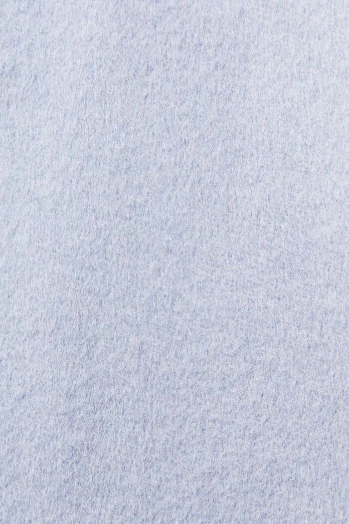 Mantel van een wolmix, LIGHT BLUE LAVENDER, detail image number 5