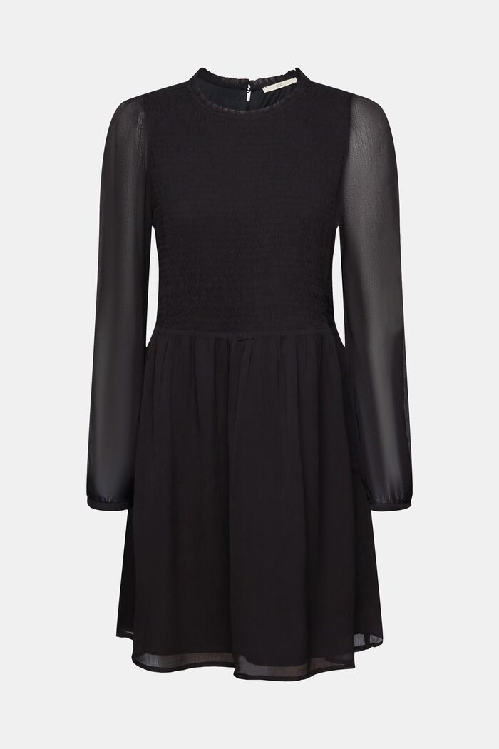 Mini-jurk van chiffon, BLACK, detail image number 7