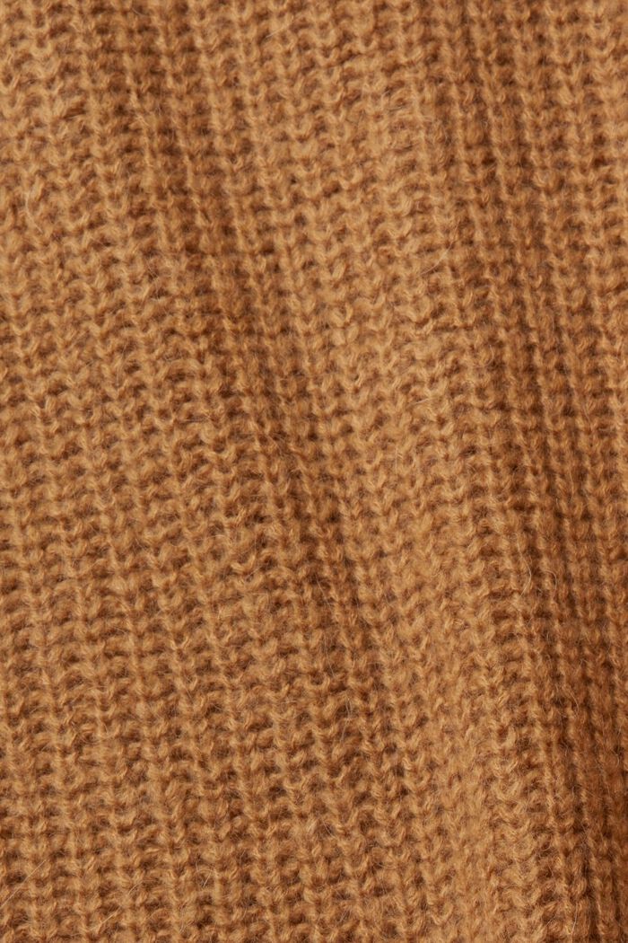 Mouwloze trui van een wolmix, LIGHT TAUPE, detail image number 1