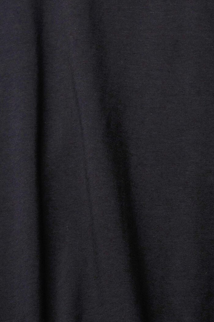 Jersey longsleeve, BLACK, detail image number 5