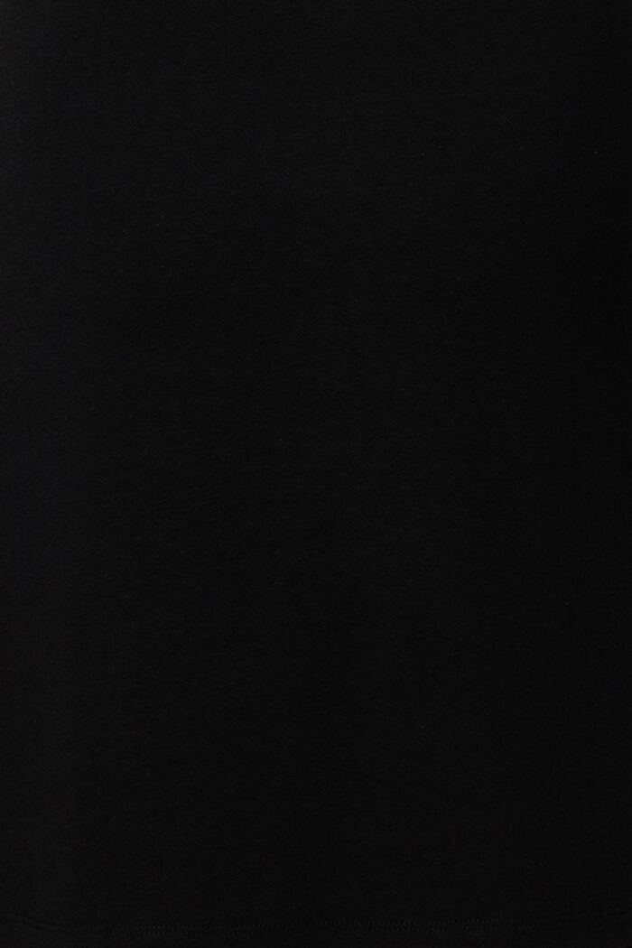Jersey jurk met voedingsfunctie en ceintuur, BLACK INK, detail image number 5