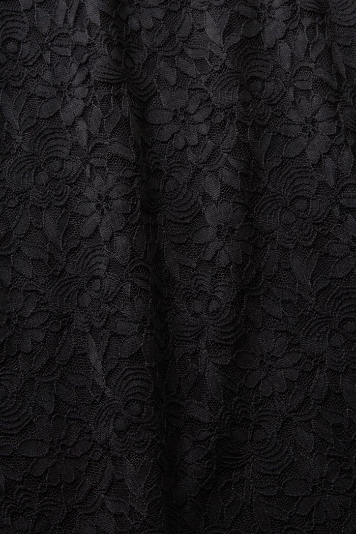 Kanten mini-jurk, BLACK, detail image number 5