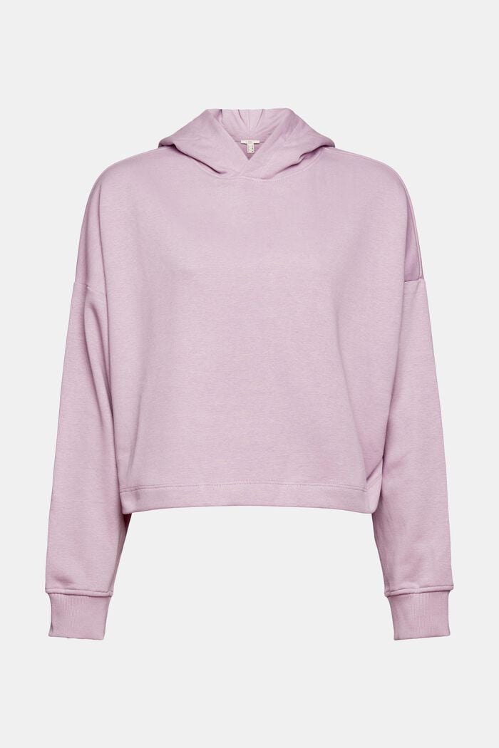 Gerecycled: cropped sweatshirt, VIOLET, overview