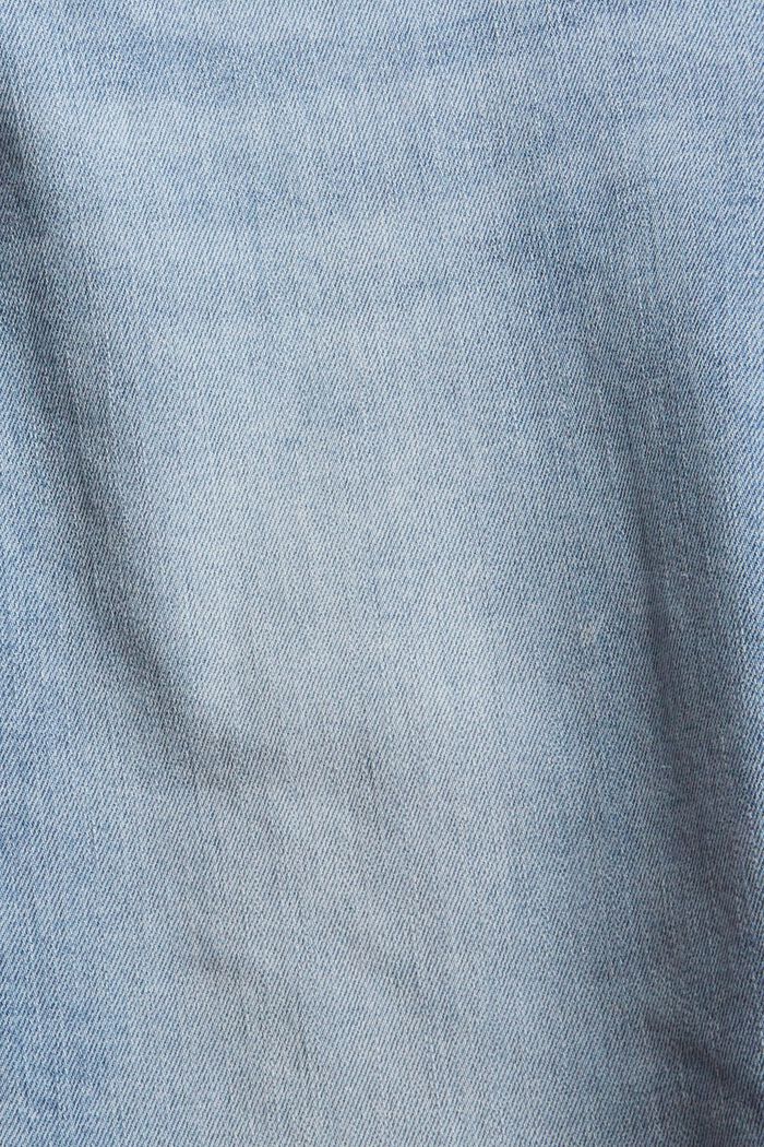 Smalle jeans met stretch, BLUE LIGHT WASHED, detail image number 4