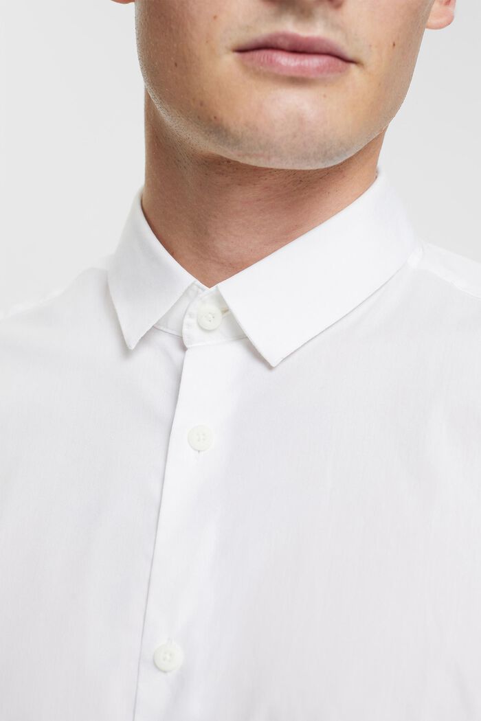 Shirt met slim fit, WHITE, detail image number 3