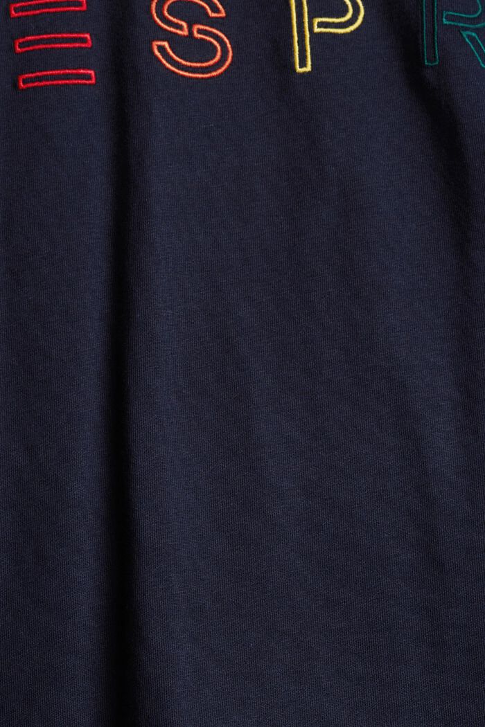 Jersey shirt met borduursel, NAVY, detail image number 1