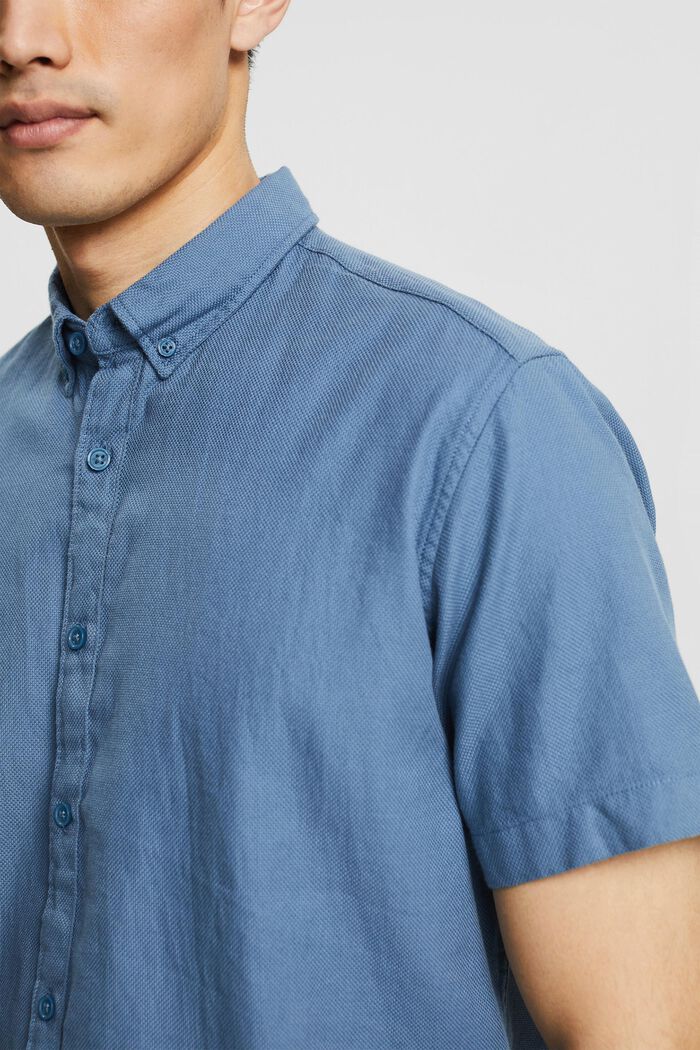 Overhemd met buttondownkraag, BLUE, detail image number 2