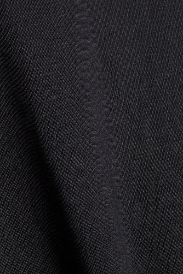 Sweatshirt van 100% biologisch katoen, BLACK, detail image number 4