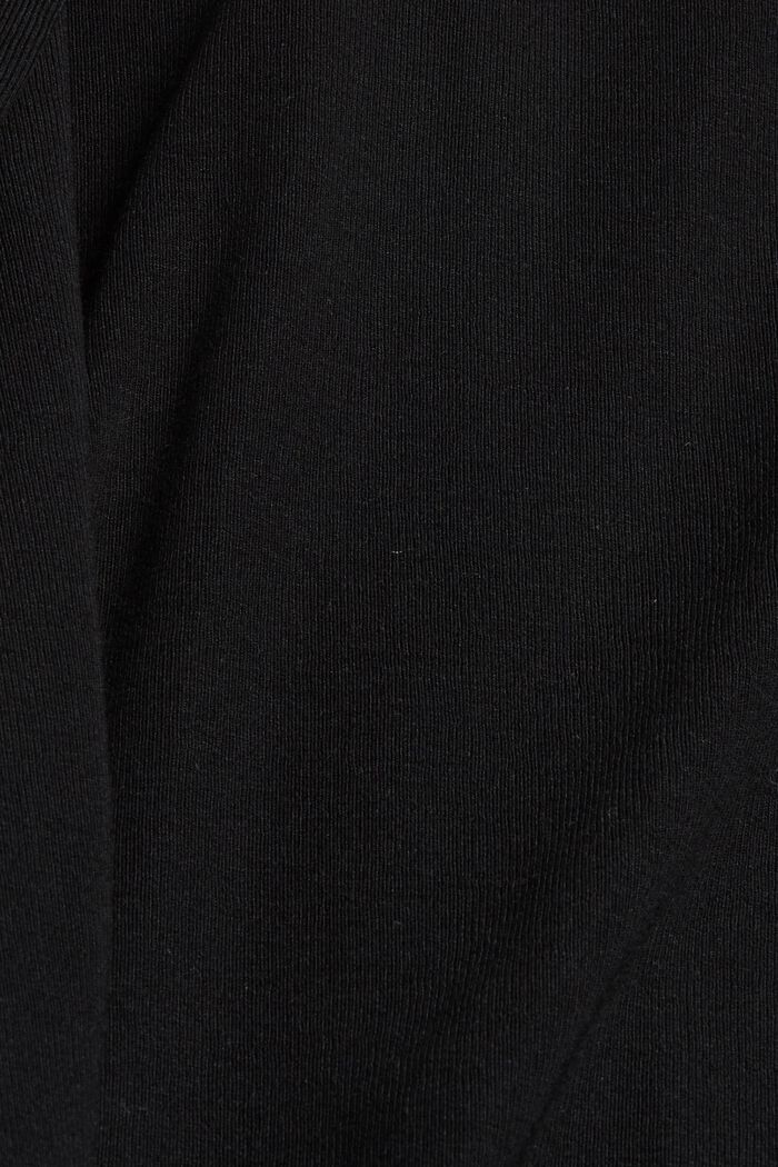 Jersey maxi-jurk van LENZING™ ECOVERO™, BLACK, detail image number 4