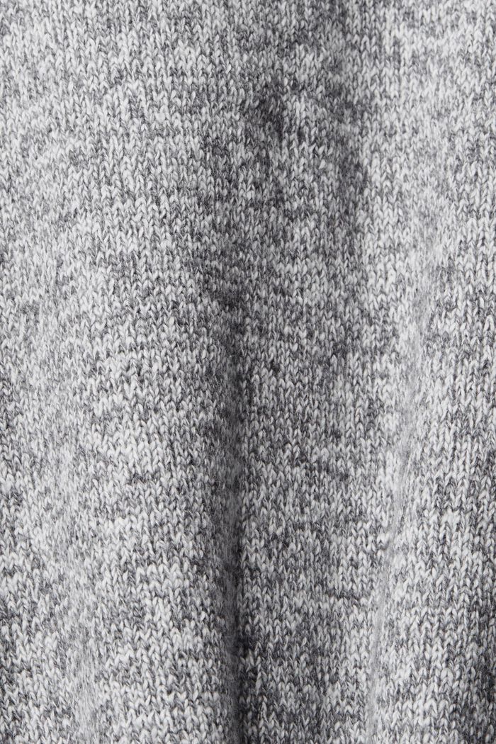 Gebreid vest met knopen, MEDIUM GREY, detail image number 4