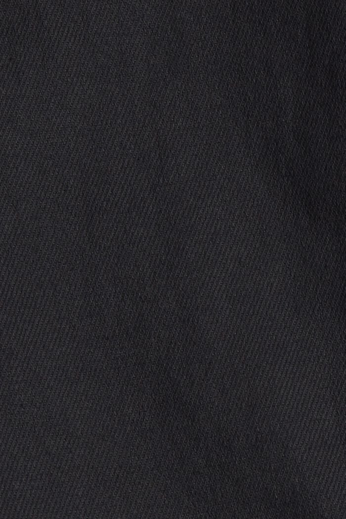 Jeans met ritsdetails, mix met biologisch katoen, BLUE BLACK, detail image number 4