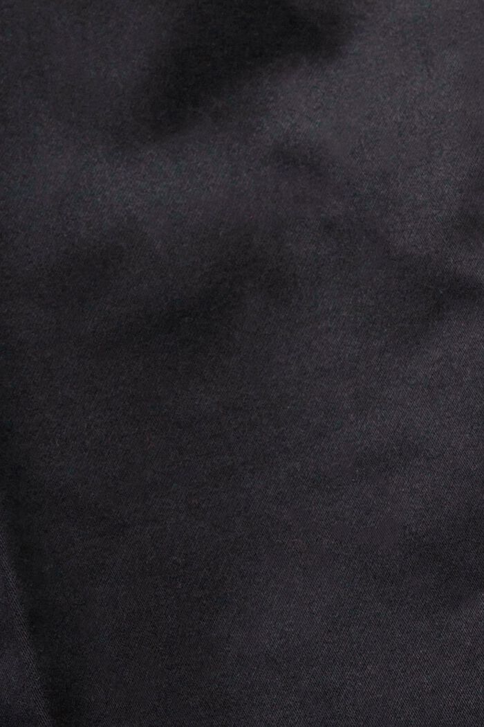 Broek met hoge taille in slim fit, BLACK, detail image number 4
