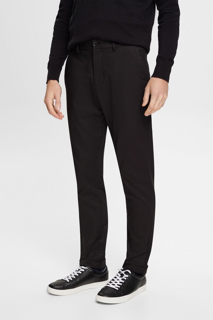 Pants suit Slim Fit, BLACK, detail image number 0