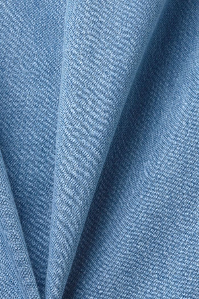 Mid-rise retro uitlopende jeans, BLUE LIGHT WASHED, detail image number 4