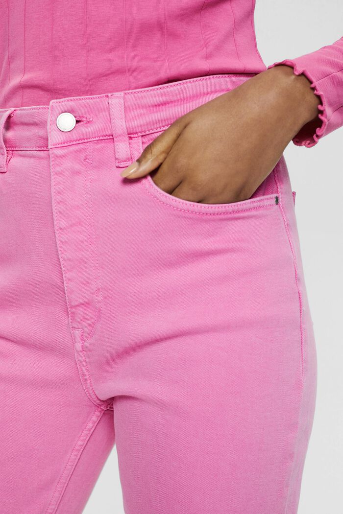 Kleurige katoenen jeans, PINK, detail image number 2