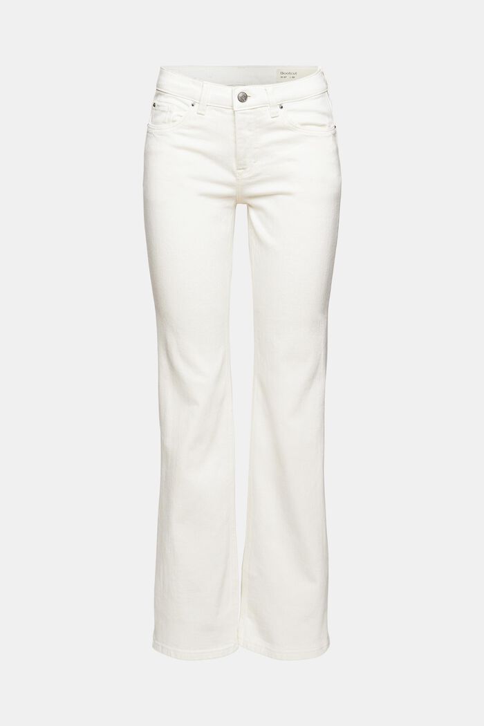 Bootcut jeans met stretch, OFF WHITE, detail image number 6