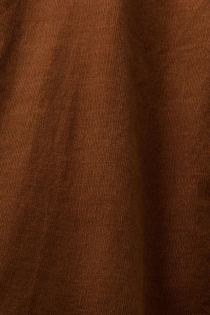 Overhemd van corduroy, 100% katoen, BARK, detail image number 5