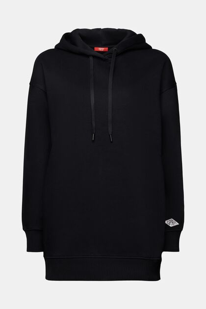 Oversized hoodie van katoenen fleece