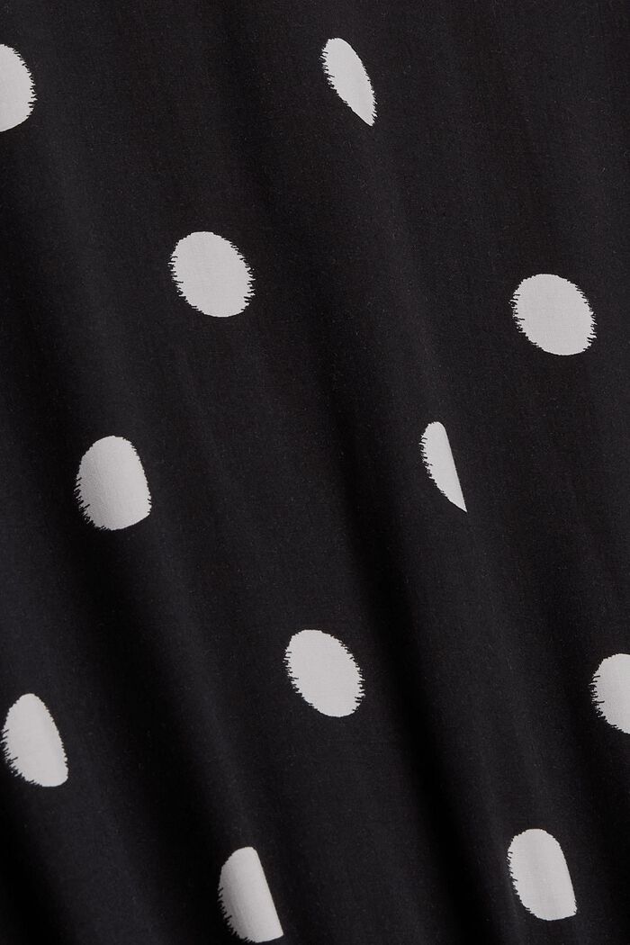 Mini-jurk met ceintuur, LENZING™ ECOVERO™, BLACK, detail image number 4