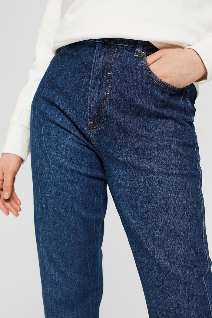 Jeans met rechte pijpen, BLUE DARK WASHED, detail image number 2