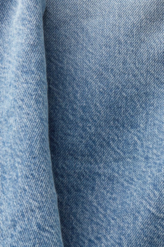 Mid rise straight carpenter jeans, BLUE LIGHT WASHED, detail image number 6