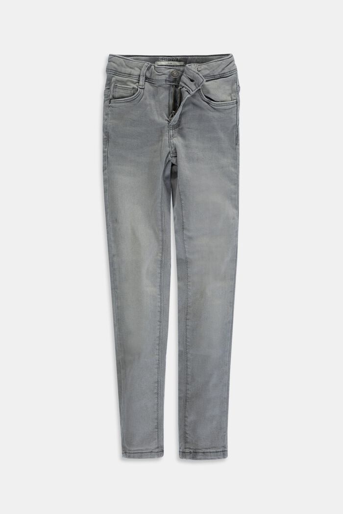 Jeans met verstelbare band, GREY MEDIUM WASHED, detail image number 0