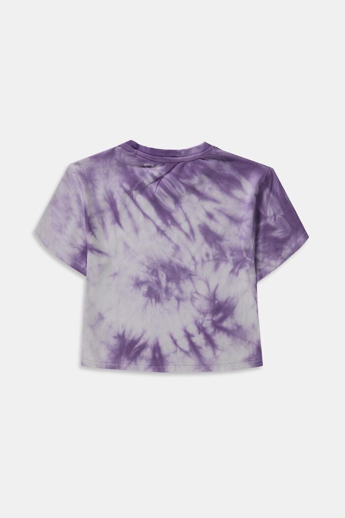 T-shirt met gebatikt kleuring