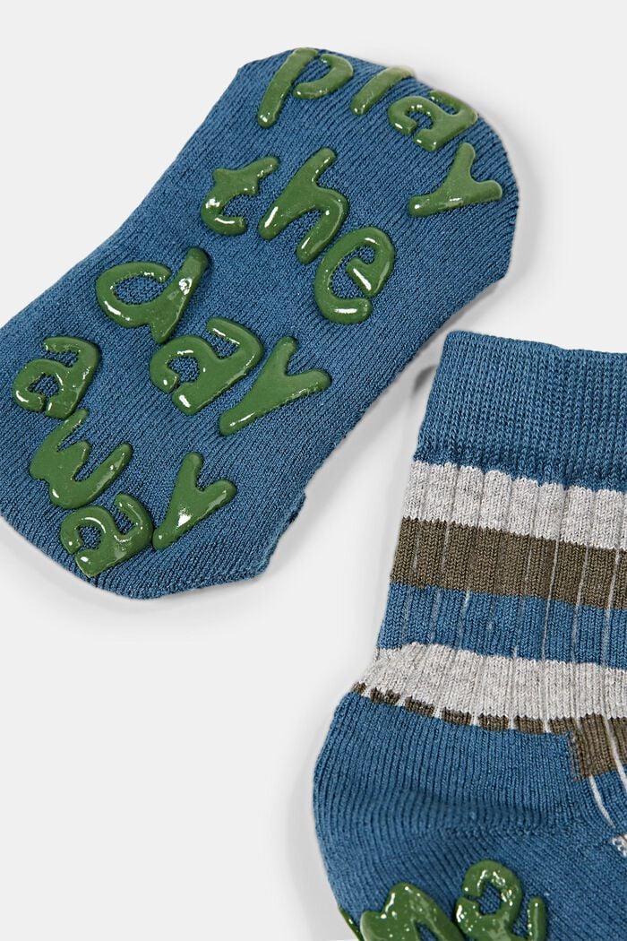 Stroeve sokken van een mix met biologisch katoen, VENICE NIGHT, detail image number 1