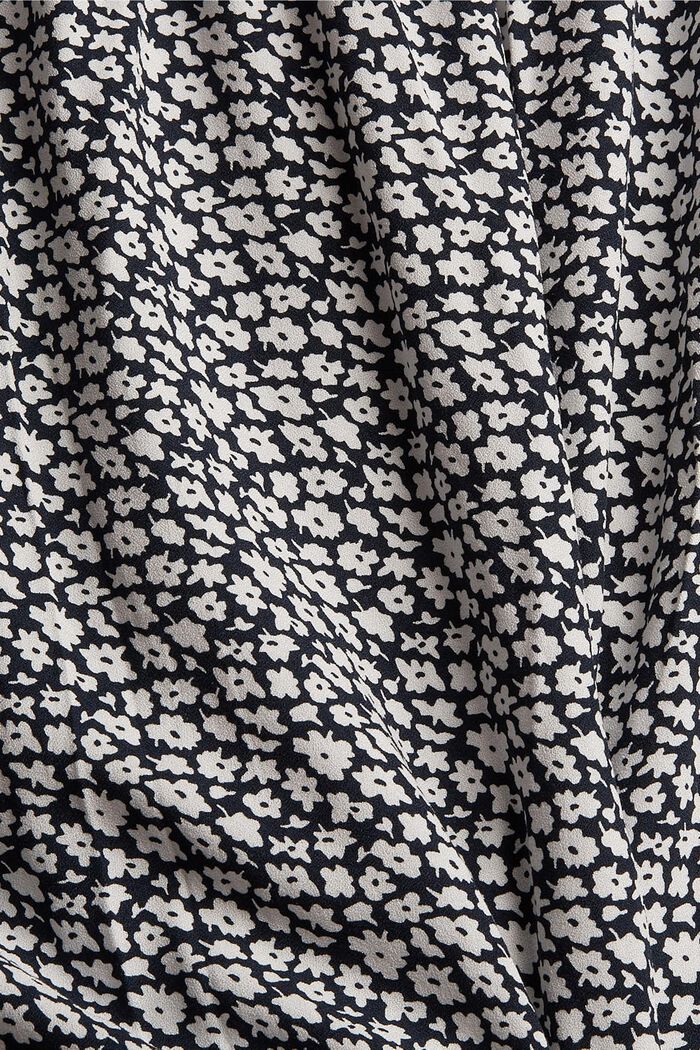 CURVY blouse met print van LENZING™ ECOVERO™, NAVY, detail image number 1