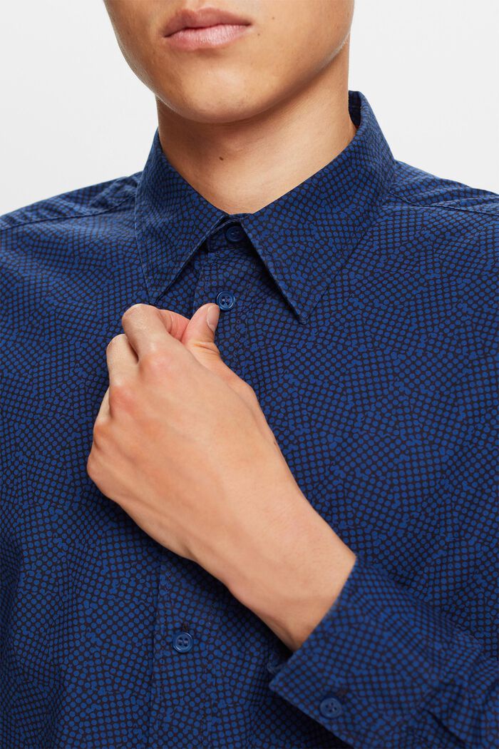 Shirt met motief, 100% katoen, NAVY, detail image number 2