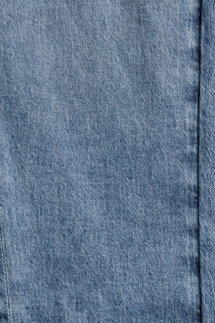 Jeans van een mix met biologisch katoen met elastische band, BLUE MEDIUM WASHED, detail image number 4