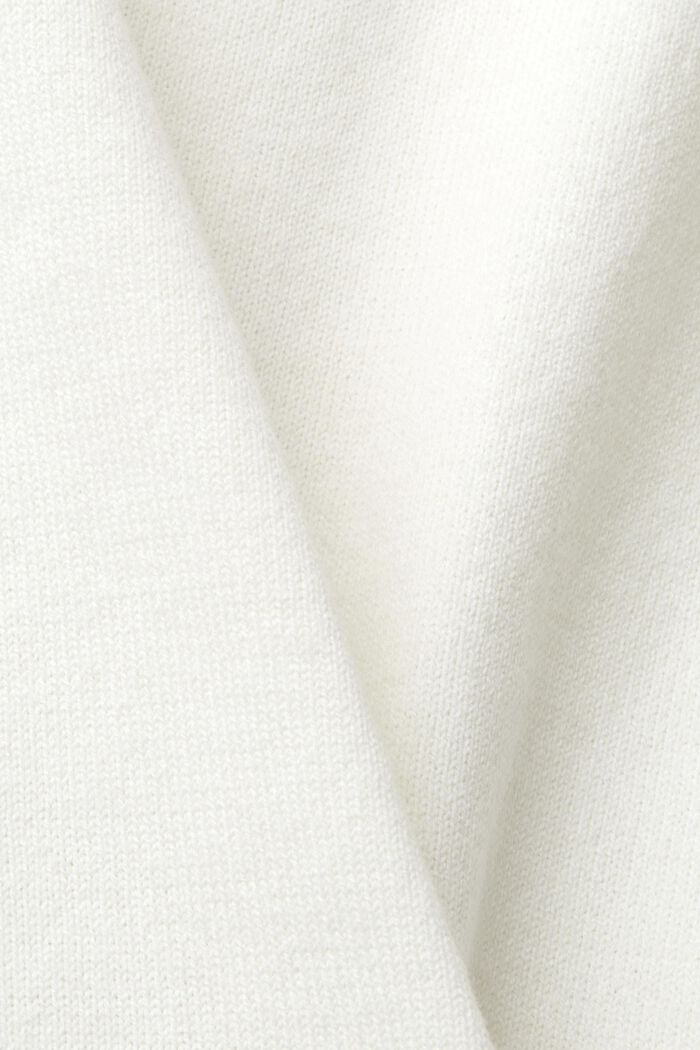 Sweater met vleermuismouwen, OFF WHITE, detail image number 5